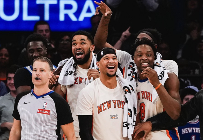 尼克斯三分球火力全开掀翻奇才